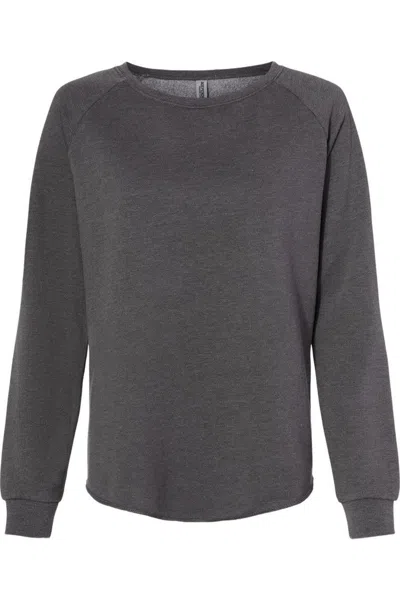 Independent Trading Co. Women´s California Wave Wash Crewneck Sweatshirt In Black