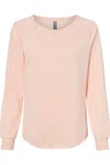 Independent Trading Co. Women´s California Wave Wash Crewneck Sweatshirt In Gold