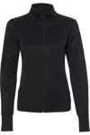 Independent Trading Co. Women´s Poly-tech Full-zip Track Jacket In Black
