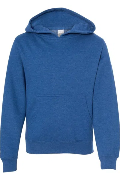 Independent Trading Co. Kids' Youth Midweight Hooded Sweatshirt In Blue