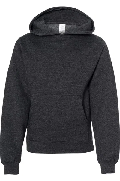 Independent Trading Co. Kids' Youth Midweight Hooded Sweatshirt In Gray