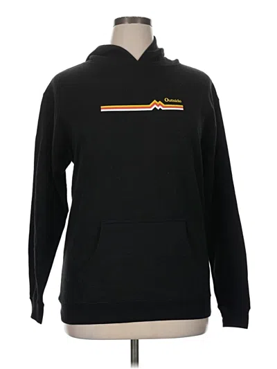Pre-owned Independent Trading Company Pullover Hoodie In Black