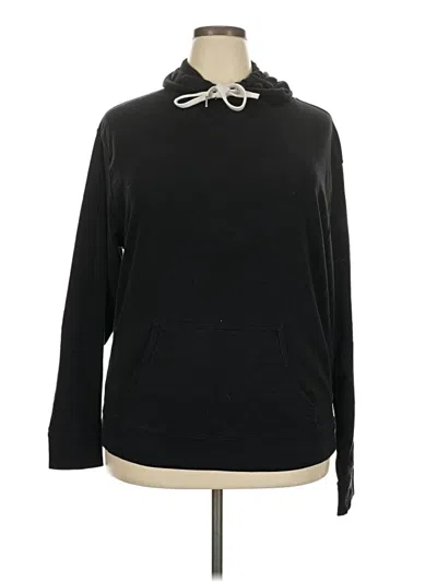 Pre-owned Independent Trading Company Pullover Hoodie In Black