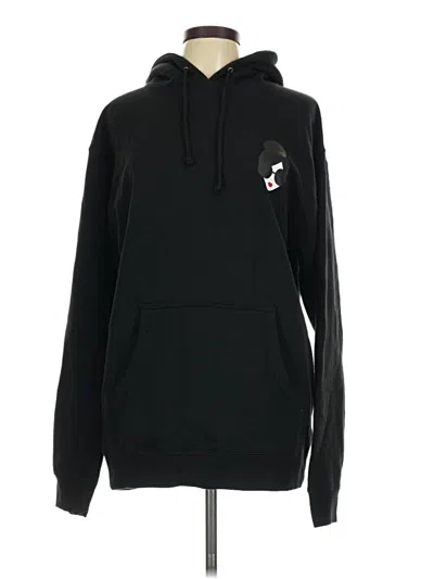 Pre-owned Independent Trading Company Pullover Hoodie In Black