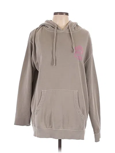 Pre-owned Independent Trading Company Pullover Hoodie In Brown