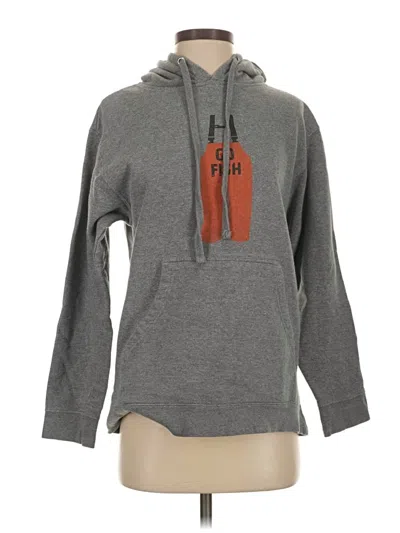 Pre-owned Independent Trading Company Pullover Hoodie In Gray