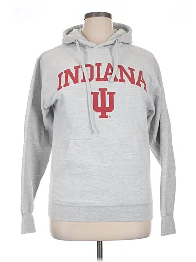 Pre-owned Independent Trading Company Pullover Hoodie In Gray