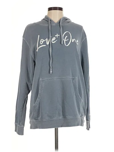 Pre-owned Independent Trading Company Pullover Hoodie In Gray
