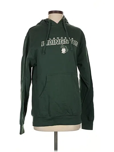 Pre-owned Independent Trading Company Pullover Hoodie In Green