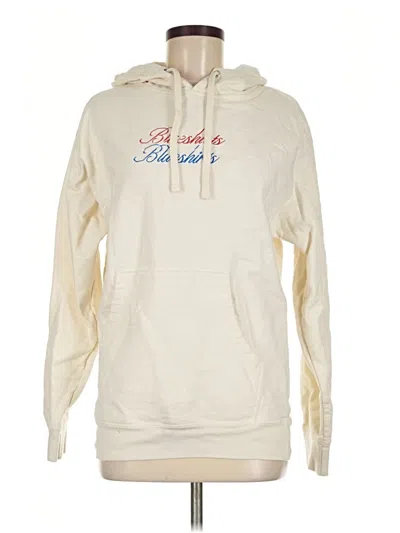 Pre-owned Independent Trading Company Pullover Hoodie In Ivory