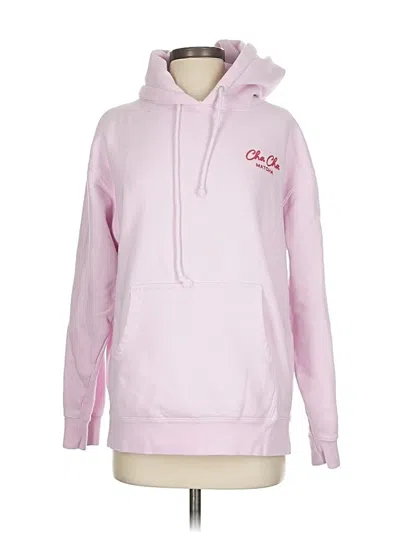 Pre-owned Independent Trading Company Pullover Hoodie In Pink