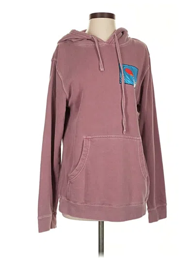 Pre-owned Independent Trading Company Pullover Hoodie In Pink