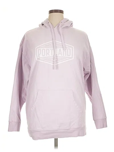 Pre-owned Independent Trading Company Pullover Hoodie In Purple