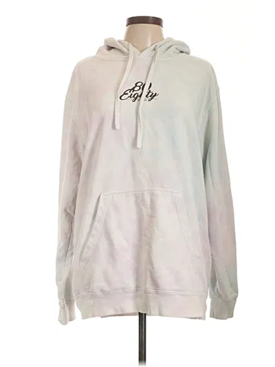Pre-owned Independent Trading Company Pullover Hoodie In Silver