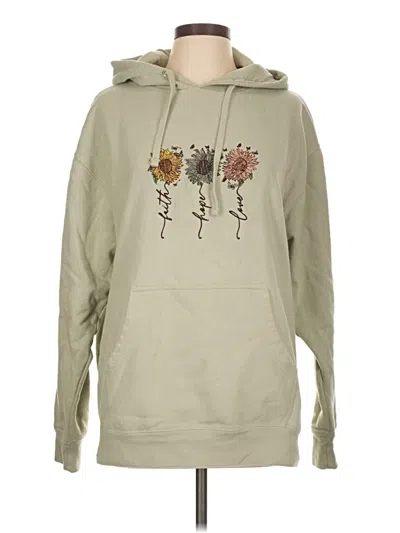Pre-owned Independent Trading Company Pullover Hoodie In Tan