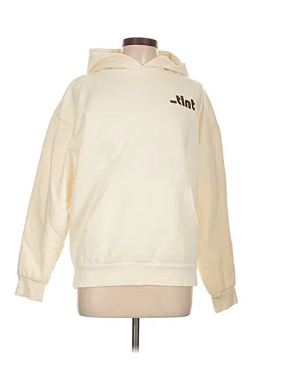 Pre-owned Independent Trading Company Pullover Hoodie In White