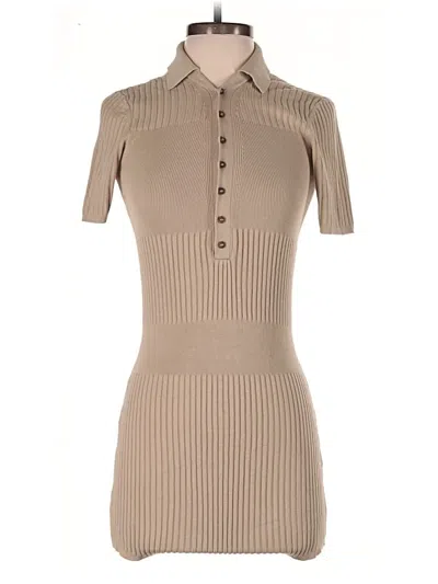 Pre-owned Independent Trading Company Romper In Tan