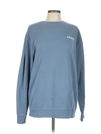 Pre-owned Independent Trading Company Sweatshirt In Blue