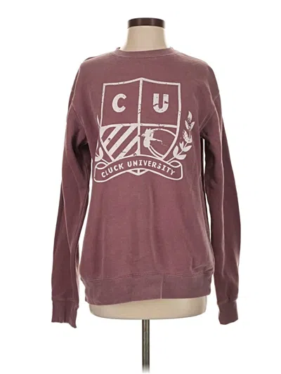 Pre-owned Independent Trading Company Sweatshirt In Burgundy