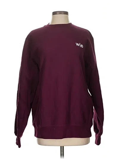 Pre-owned Independent Trading Company Sweatshirt In Burgundy