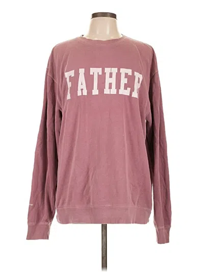 Pre-owned Independent Trading Company Sweatshirt In Burgundy