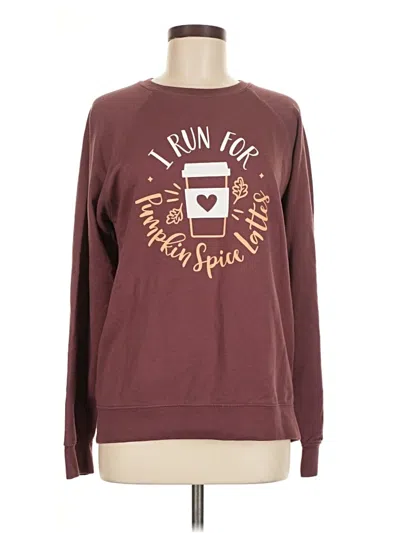 Pre-owned Independent Trading Company Sweatshirt In Burgundy