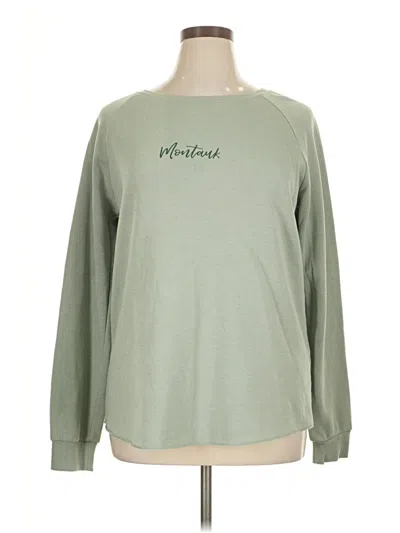 Pre-owned Independent Trading Company Sweatshirt In Green
