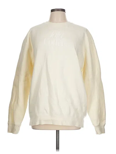 Pre-owned Independent Trading Company Sweatshirt In Ivory