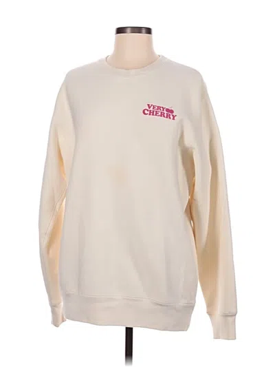 Pre-owned Independent Trading Company Sweatshirt In Ivory