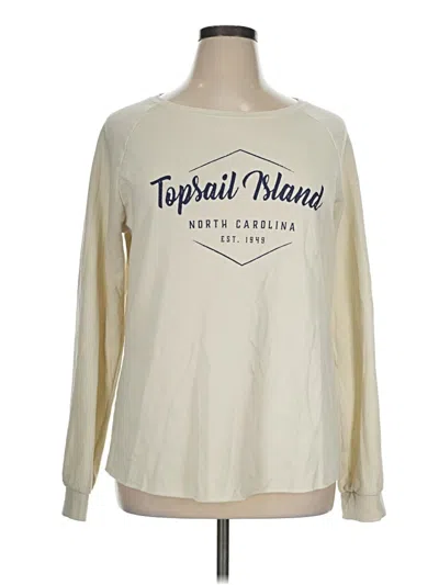 Pre-owned Independent Trading Company Sweatshirt In Ivory
