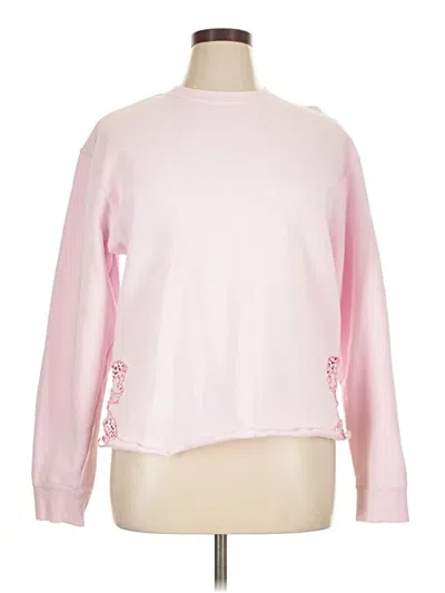 Pre-owned Independent Trading Company Sweatshirt In Pink
