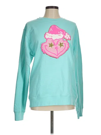 Pre-owned Independent Trading Company Sweatshirt In Teal