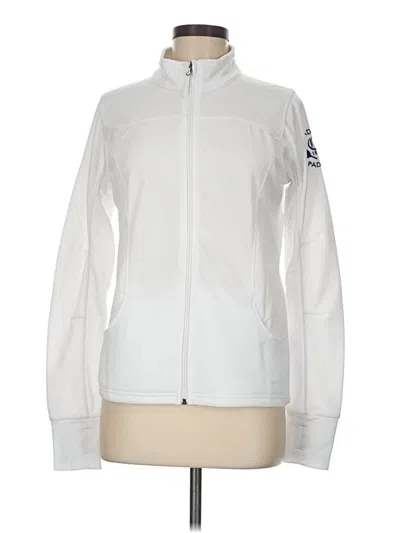 Pre-owned Independent Trading Company Track Jacket In White