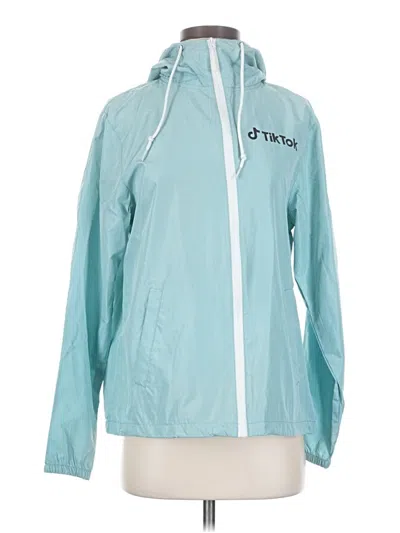 Pre-owned Independent Trading Company Windbreaker Jacket In Blue