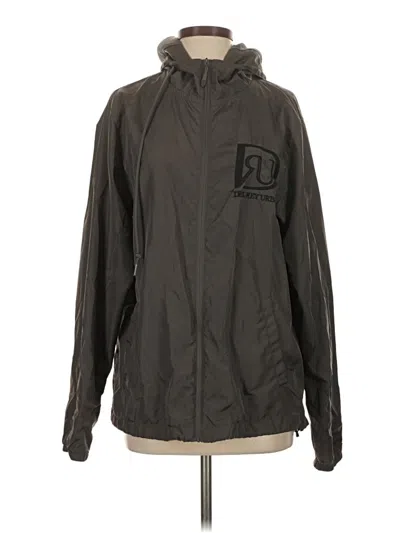 Pre-owned Independent Trading Company Windbreaker Jacket In Brown