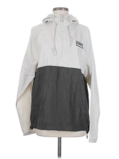 Pre-owned Independent Trading Company Windbreaker Jacket In Gray
