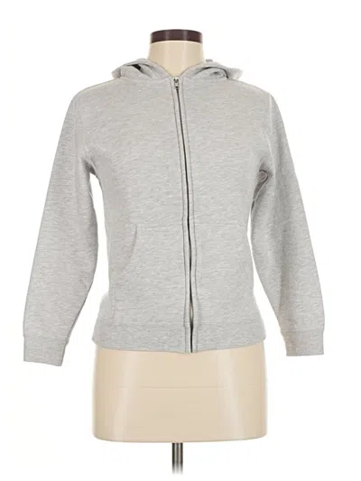 Pre-owned Independent Trading Company Zip Up Hoodie In Gray