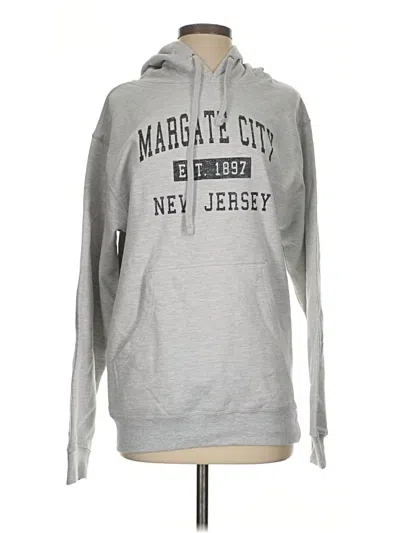 Pre-owned Independent Trading Company Zip Up Hoodie In Gray