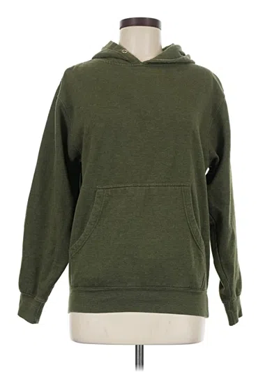 Pre-owned Independent Trading Company Zip Up Hoodie In Green