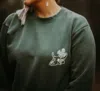 Indepent Trading Co. Paradise Found Wherever You Are Crewneck In Alpine Green In Green