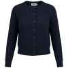 Index Cable Knit Raglan Sleeve Button Front Cardigan In Blue
