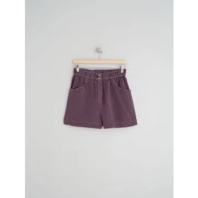 Indi And Cold Amethyst Jaquard Rustico Shorts In Purple