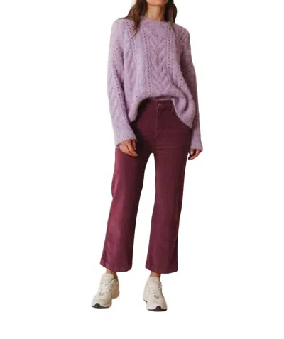 Indi And Cold Gina Trousers In Plum In Purple