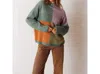 INDI AND COLD PERKINS FOUR SQUARE SWEATER IN GREEN