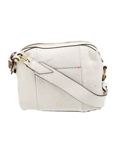 Pre-owned India Hicks Leather Shoulder Bag In Neutral