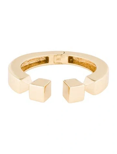 Pre-owned India Hicks Leticia Hinged Cuff Bracelet, 6.75" In Multi