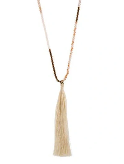 Pre-owned India Hicks The Eclipse Bead Necklace, 32.5" In Multi