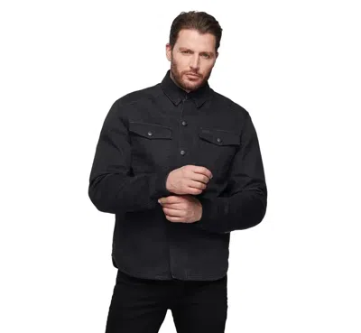 Pre-owned Indian Motorcycle Men's Canyon Denim Overshirt Black 2833363
