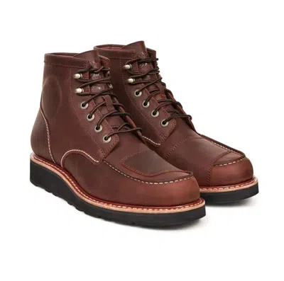 Pre-owned Indian Motorcycle Men's Toe Boot Brown 2861700