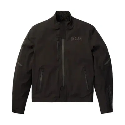 Pre-owned Indian Motorcycle Mens Franklin Jacket Warm Soft Comfortable Durable Black
